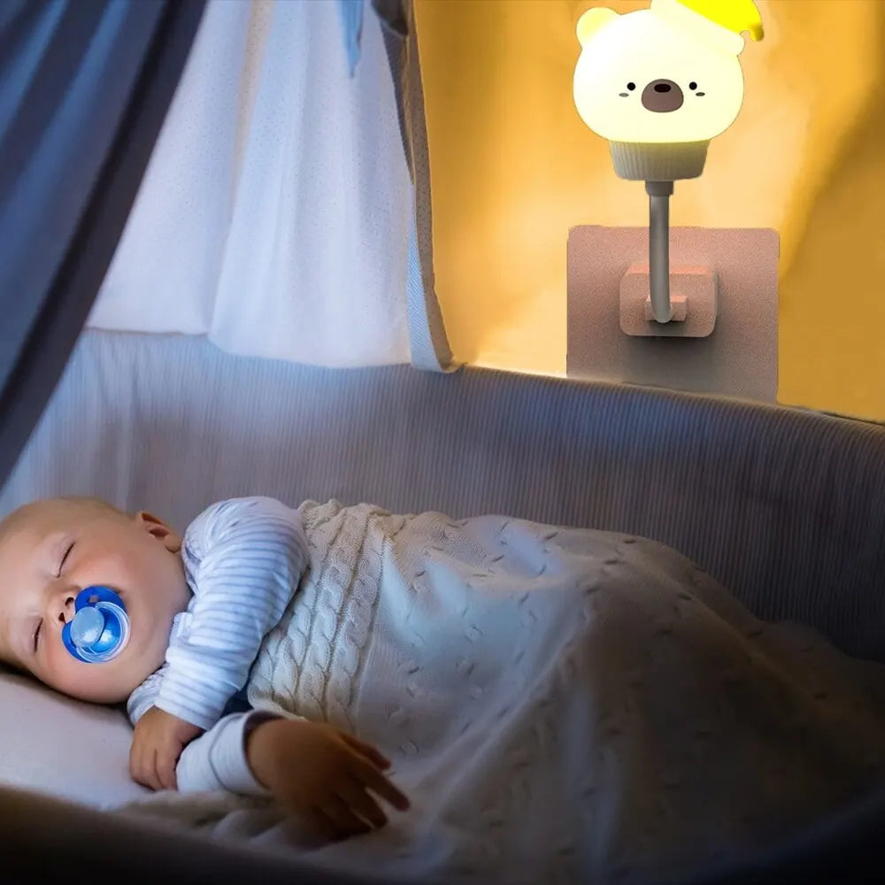 USB Night Light LED Cute Cartoon Lamp