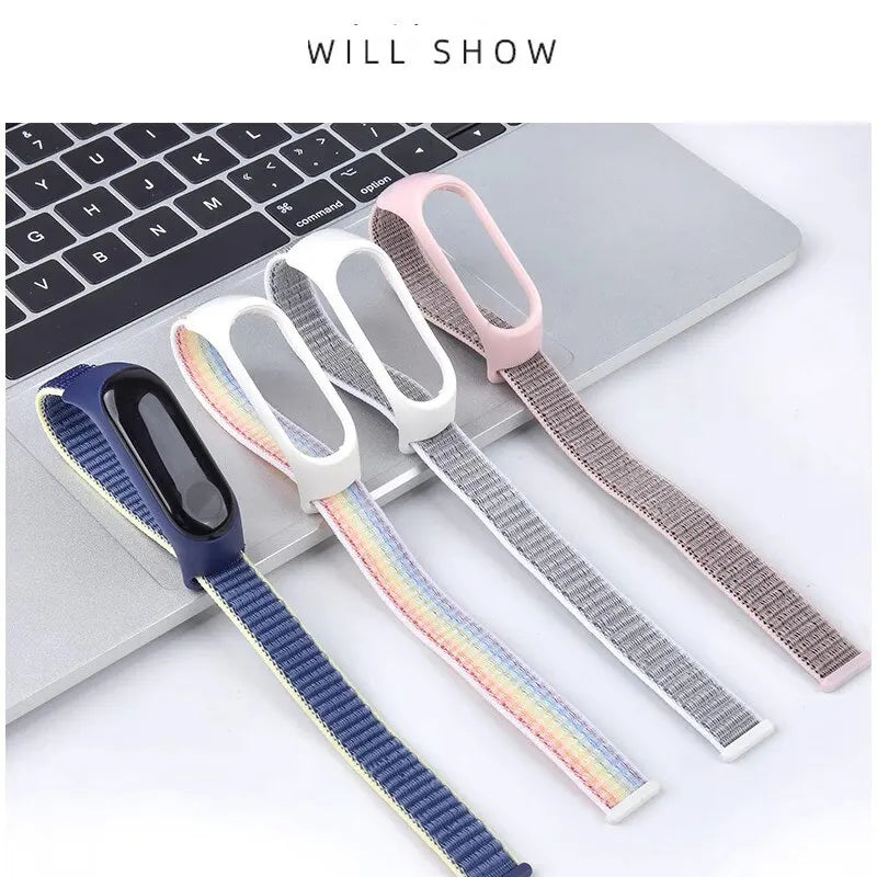 Nylon Strap For Xiaomi Mi Band 7 6 5 4 3 Bracelet Watchband