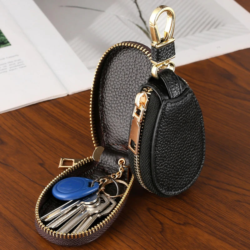 Car Key Wallets Unisex Zipper Door Keys Storage Mini Portable