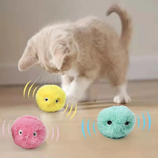 Interactive Ball Smart Cat Toys Plush