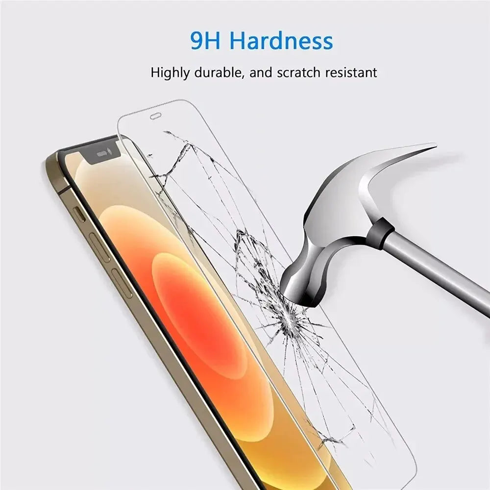 4pcs Protective Glass For iPhone Screen Protector