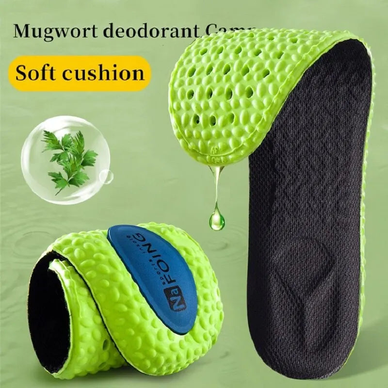 Sports Shock Absorption Insole Breathable Orthopedic Shoes Pad