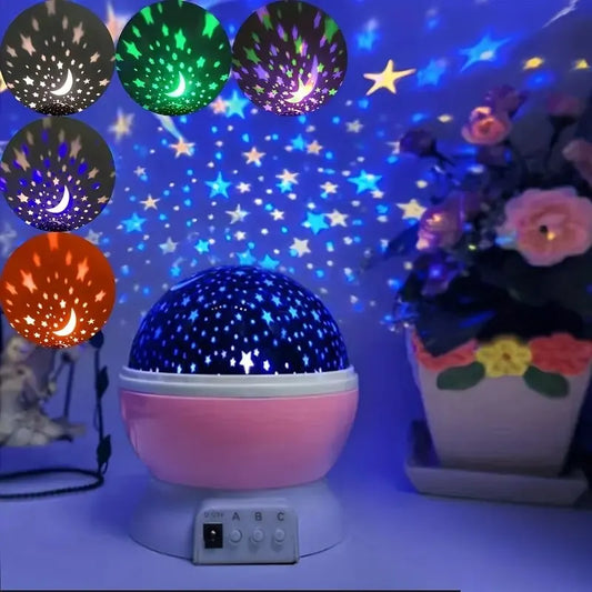 Galaxy Starry Sky Rotating LED Night Light