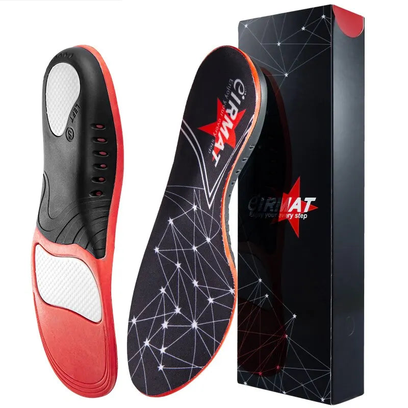 Premium Orthopedic Sport Insoles Shock Absorption Breathable