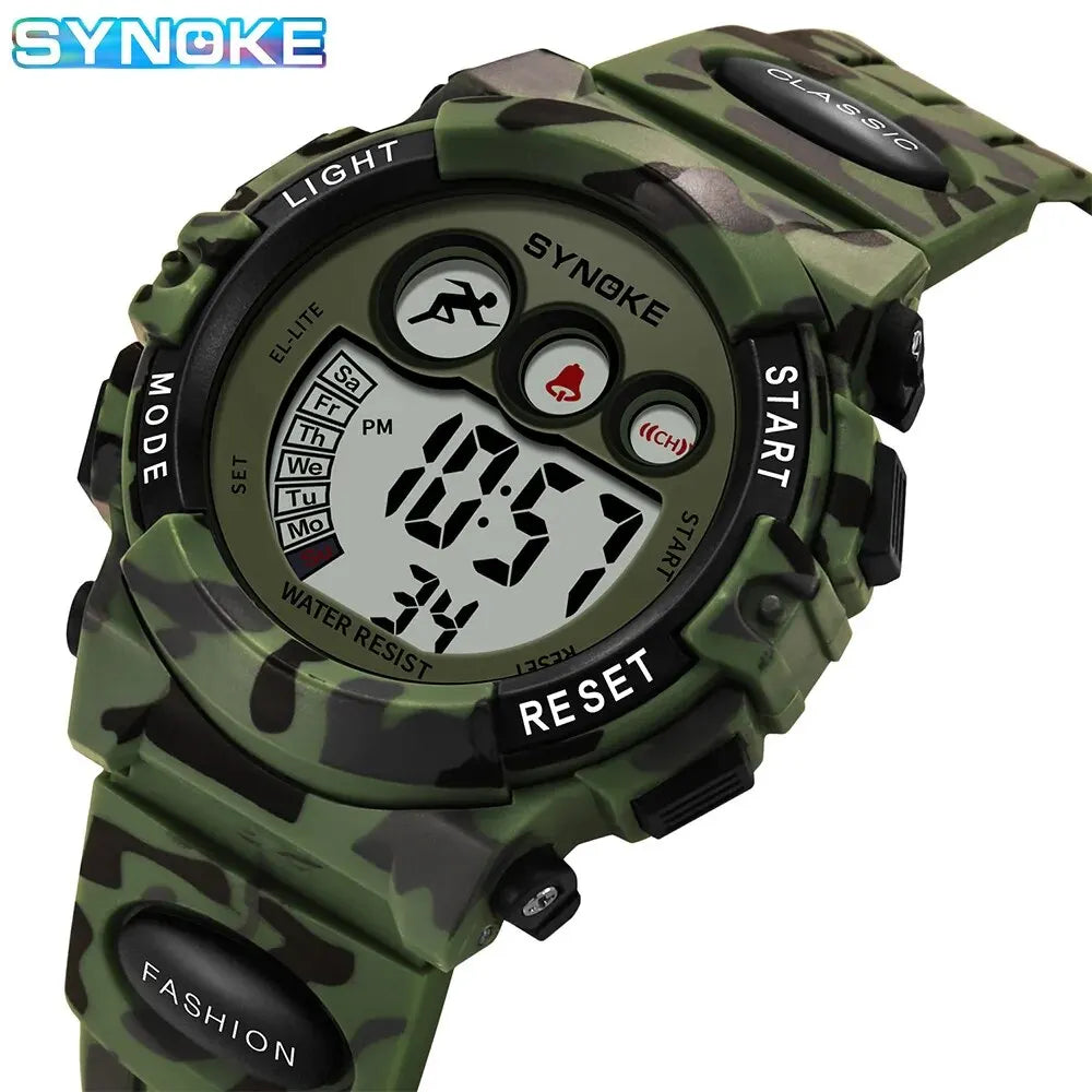 Student Sport Watch Kids 50M Waterproof Digital Wristwatch