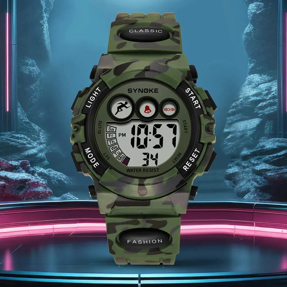 Student Sport Watch Kids 50M Waterproof Digital Wristwatch