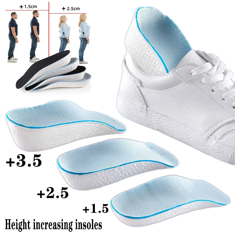 Orthopedic Memory Foam Insoles for Height Increase Support