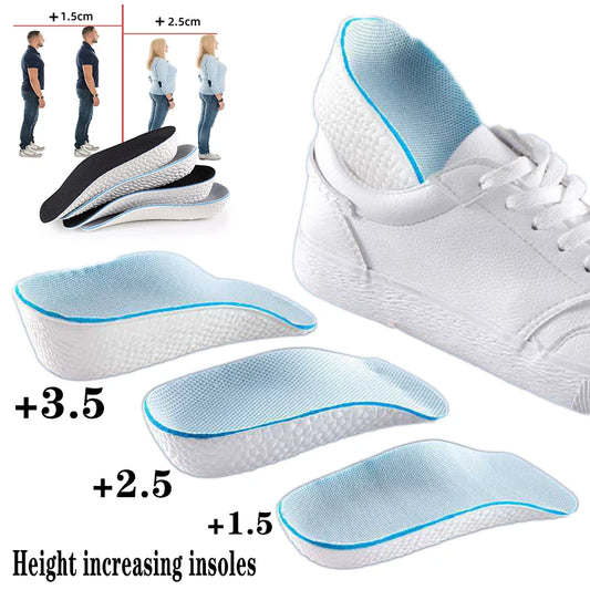 Orthopedic Memory Foam Insoles for Height Increase Support