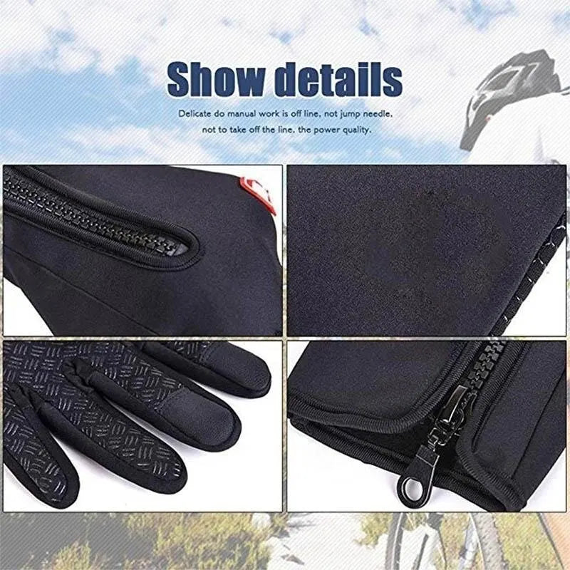 Winter Gloves For Men Waterproof Windproof  Gloves