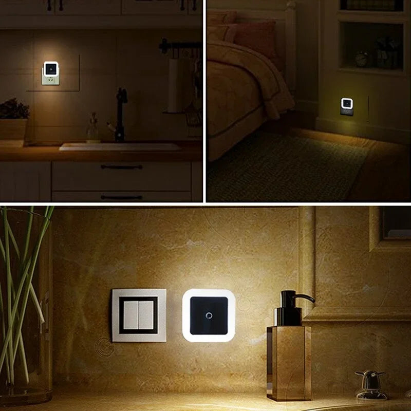 Wireless LED Night Light Mini EU Plug