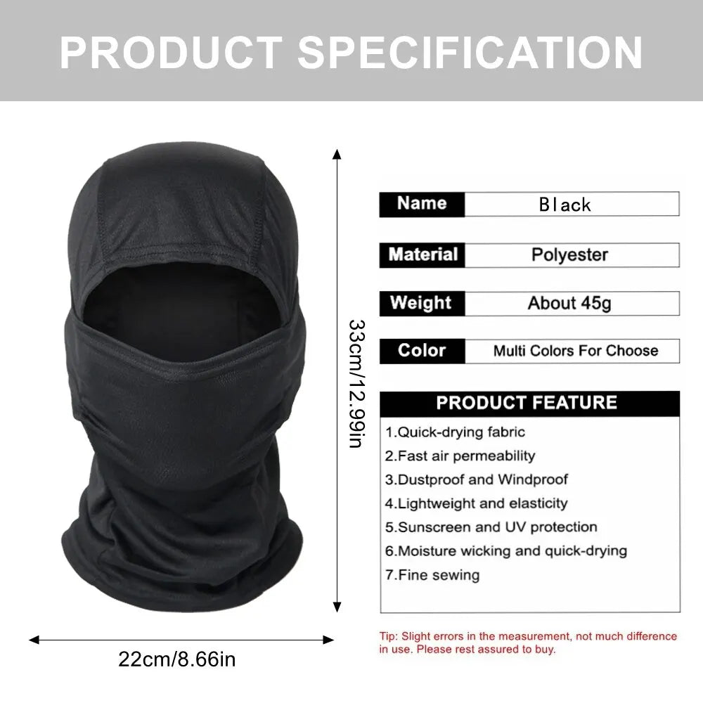 Military Tactical Balaclava Bike Cycling Windproof Full Face Mask Scarf