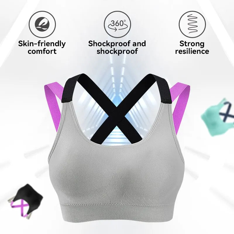 Womens Seamless Bra Camisole Underwear Sports Yoga