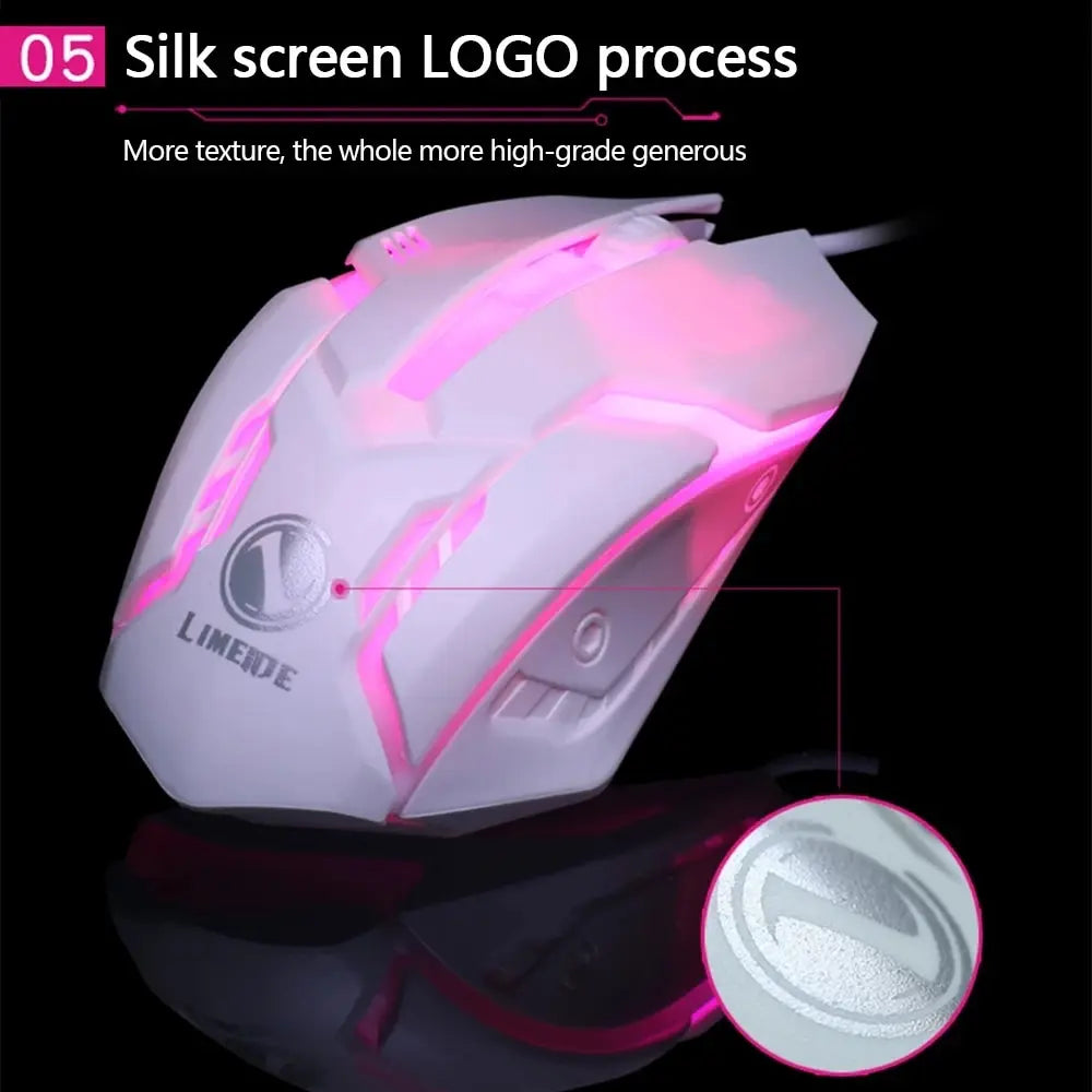 LED Luminous Backlit Wired Gaming Mouse