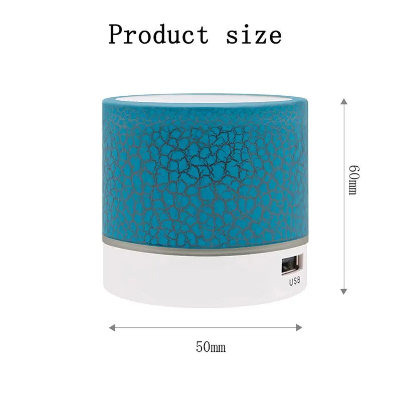 A9 Dazzling Crack LED Wireless Bluetooth Speaker