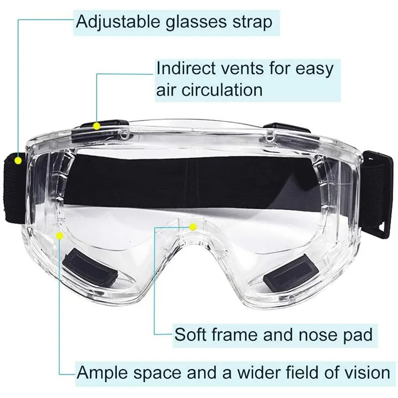 Safety Glasses Goggle Anti Splash Dust Proof Eye Protection