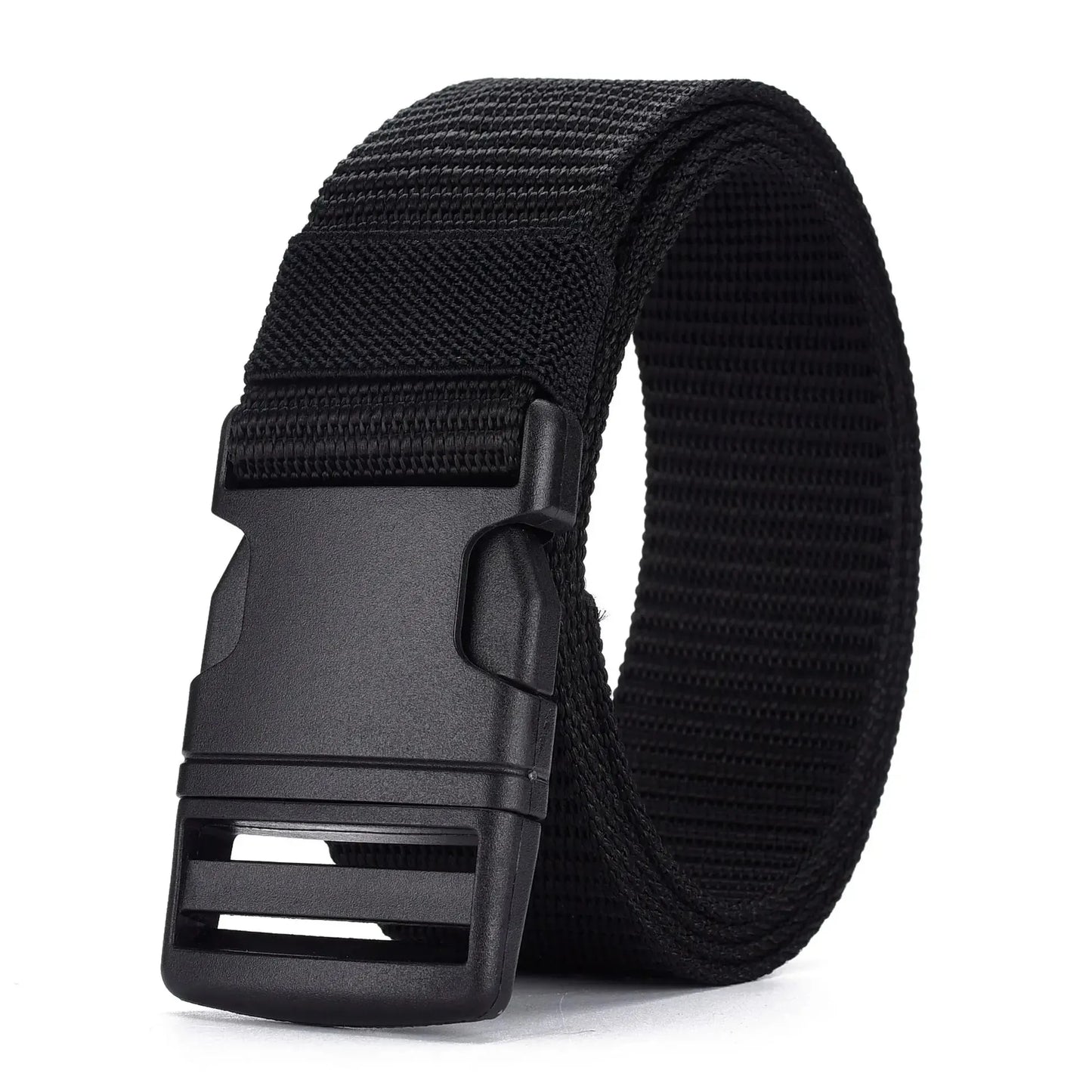 Mens Belt Canvas Plastic Buckle Military Tactical Outdoor