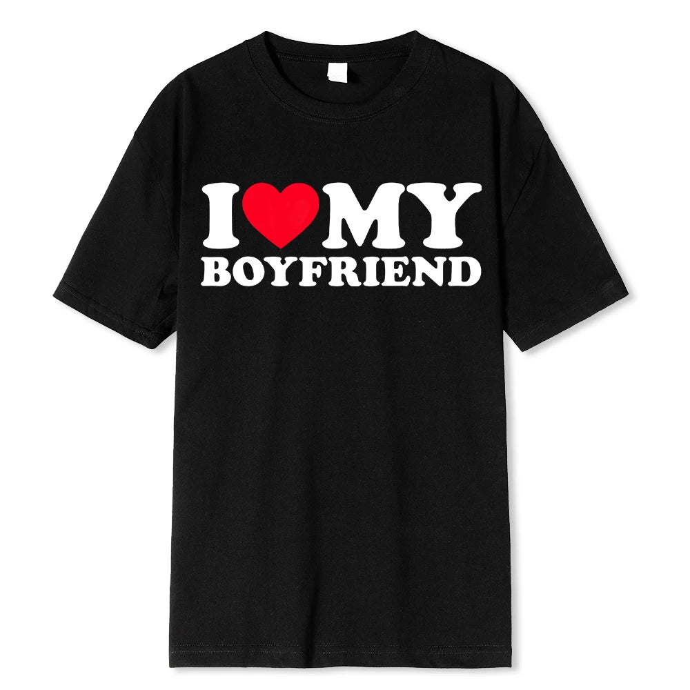 Funny BF GF Saying Quote Gift Tee Tops Mens T Shirt