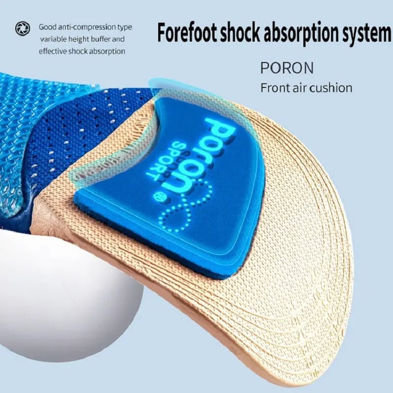 Sport Insoles Arch Support Breathable Shock Absorption Shoes Pad