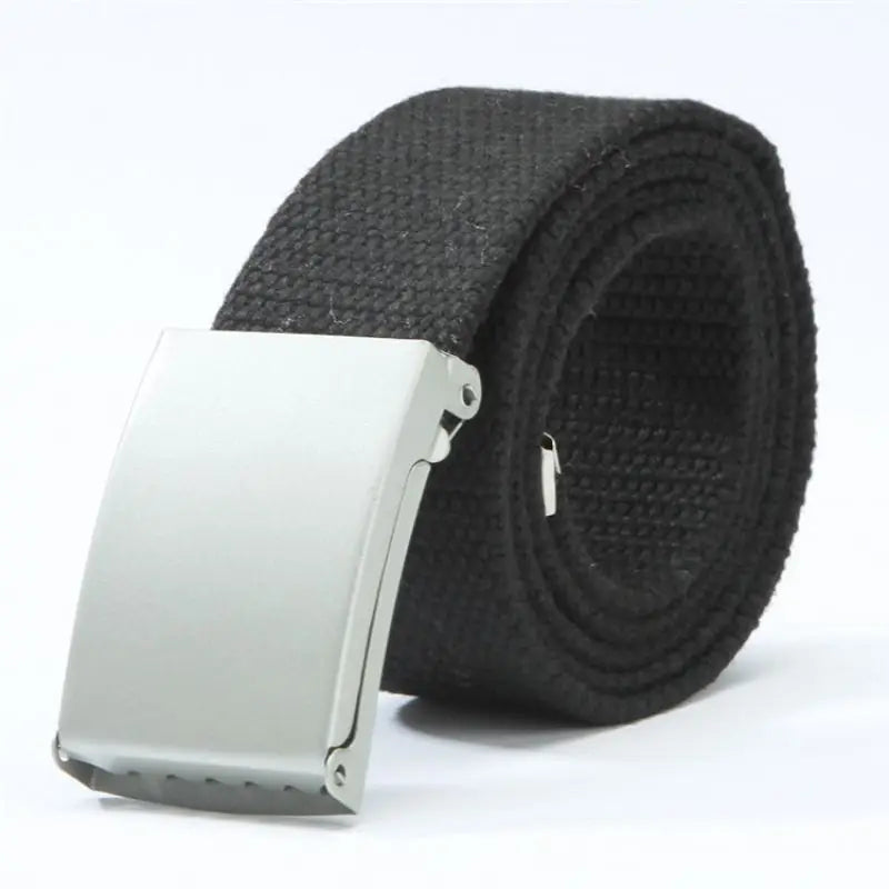 Mens Belt Unisex Canvas Breathable Outdoor Tactical