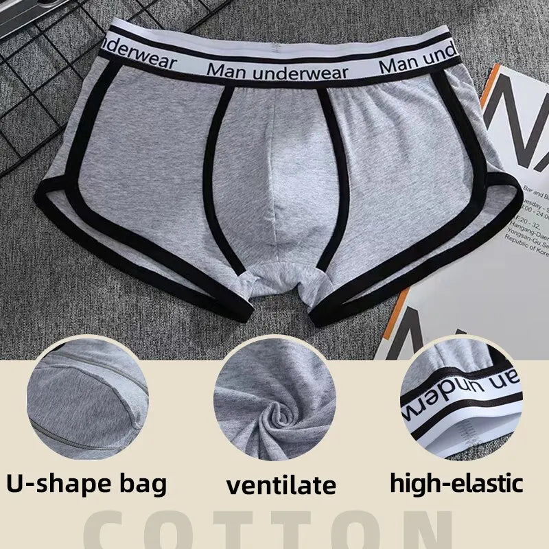 Mens Sports Boxers Shorts Underpants Underwear Breathable