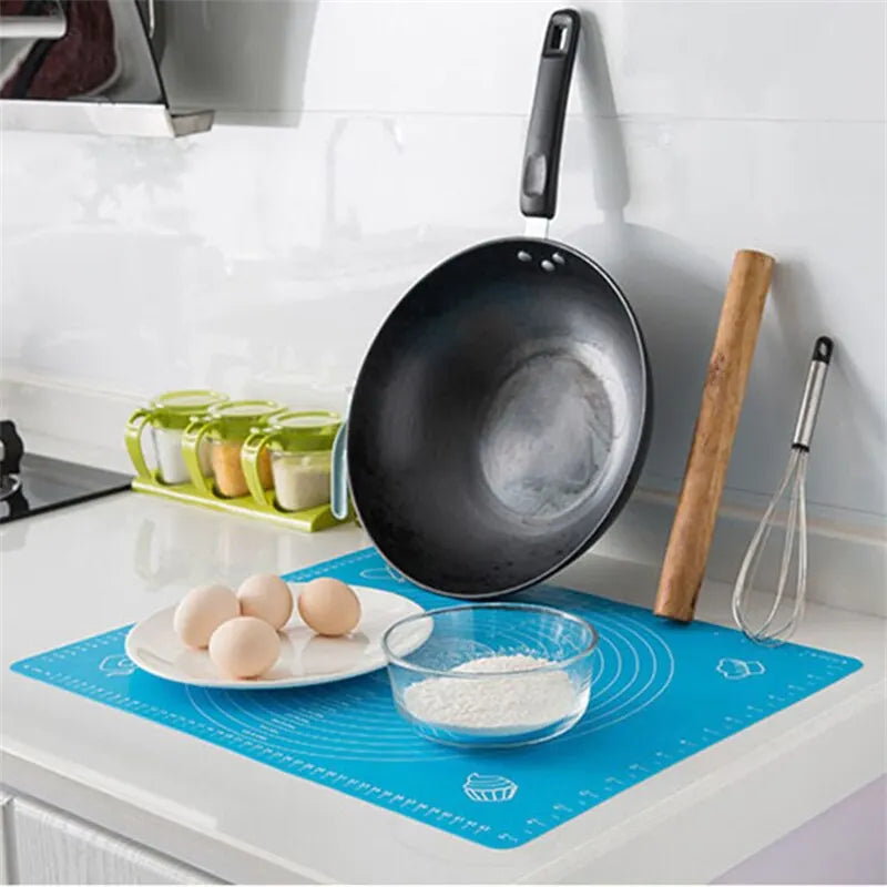 Silicone Baking Mat Pizza Dough Maker Pastry Non Stick Rolling Dough Pads