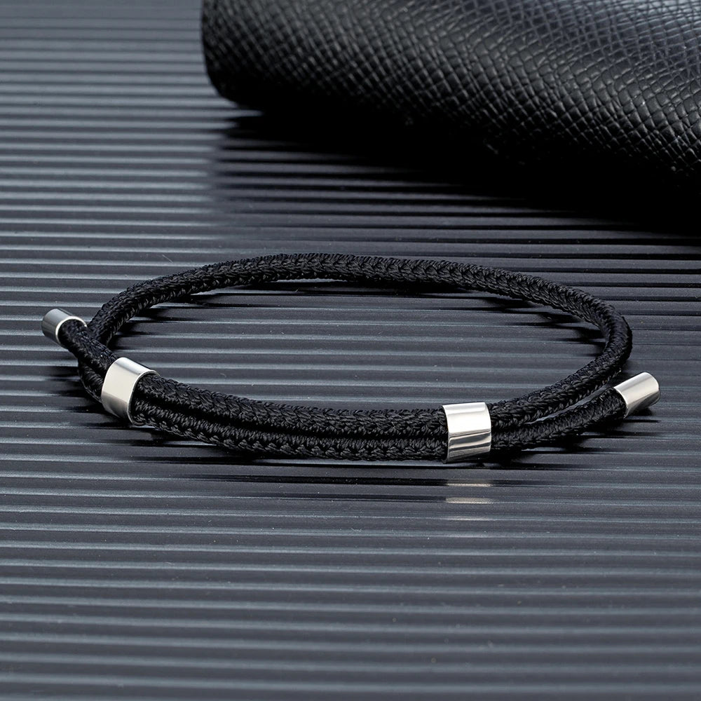 Fashion Men Women Adjustable Nautical Rope Bracelet