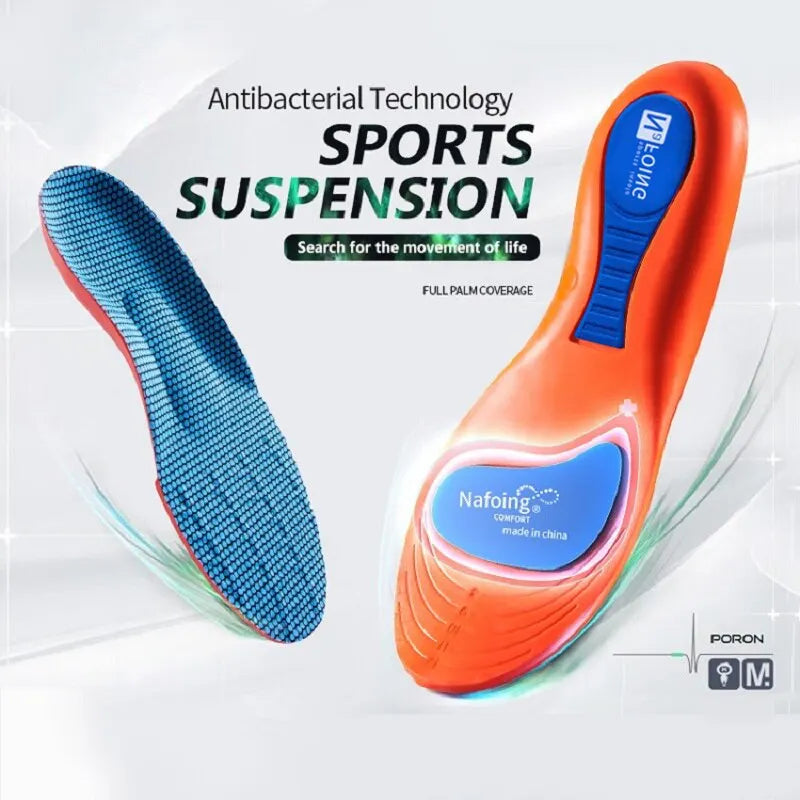 Sport Orthopedic Shoes Insoles Breathable Shock Absorption