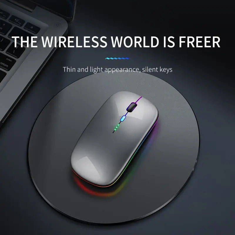 Bluetooth Wireless USB Rechargeable RGB Mouse