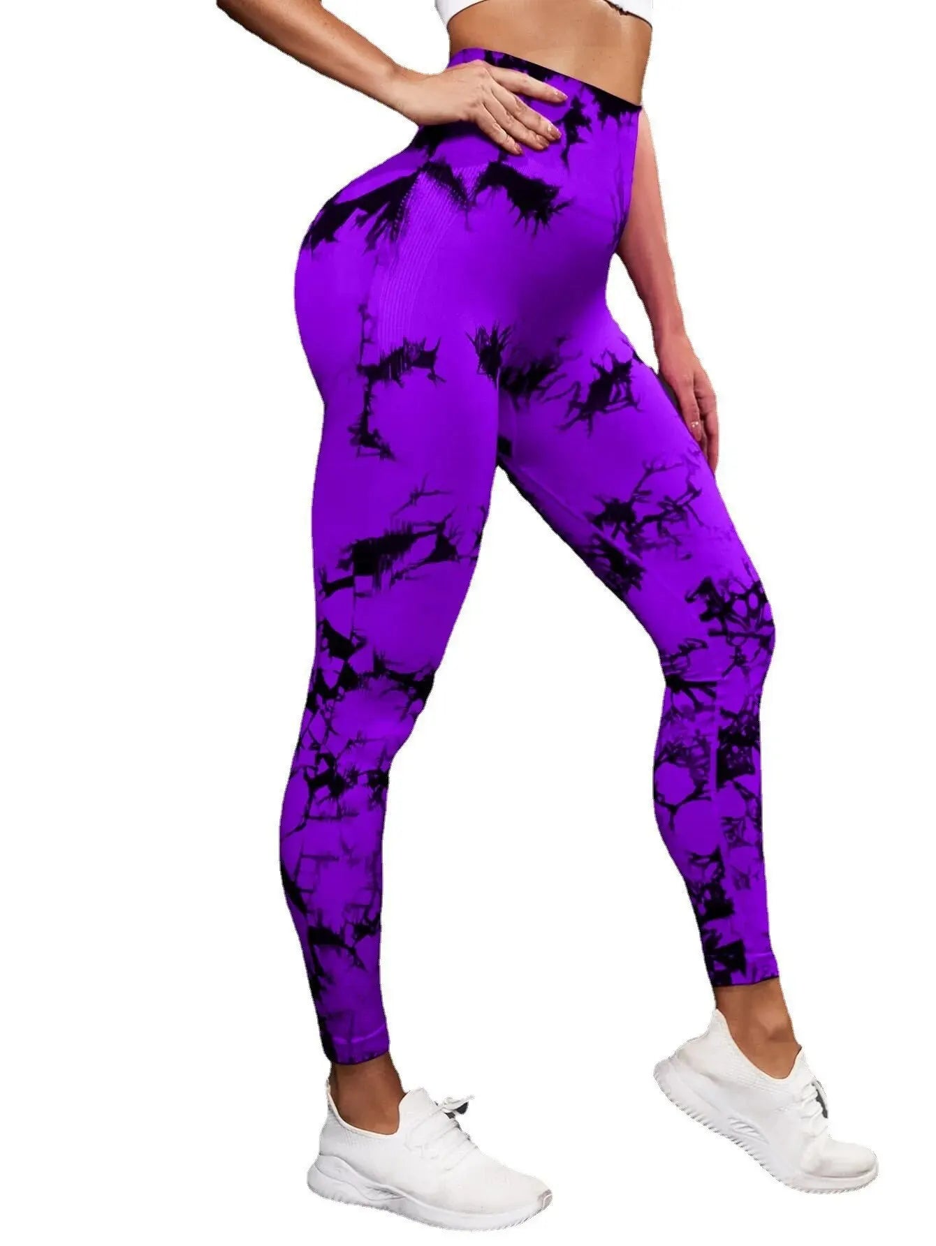 Tie Dye Yoga Sport Leggings Seamless for Womans