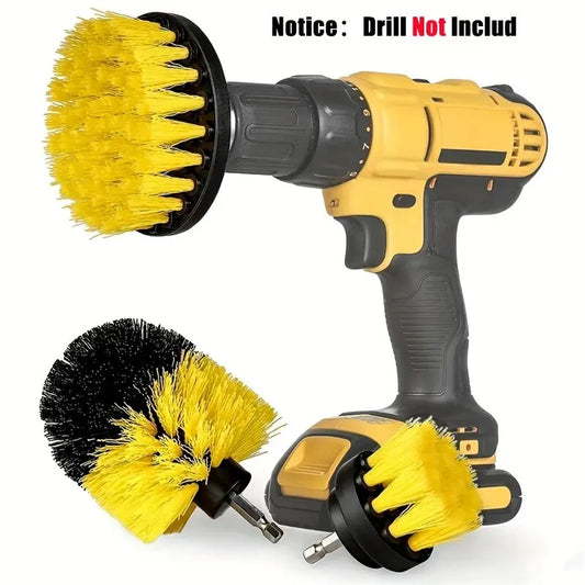 3 pcs Drill Brush Attachment Set  Scrub Brush