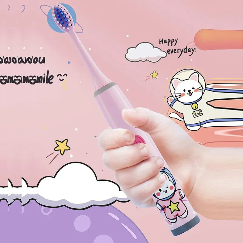 Children Electric Toothbrush Color Cartoon Space Series