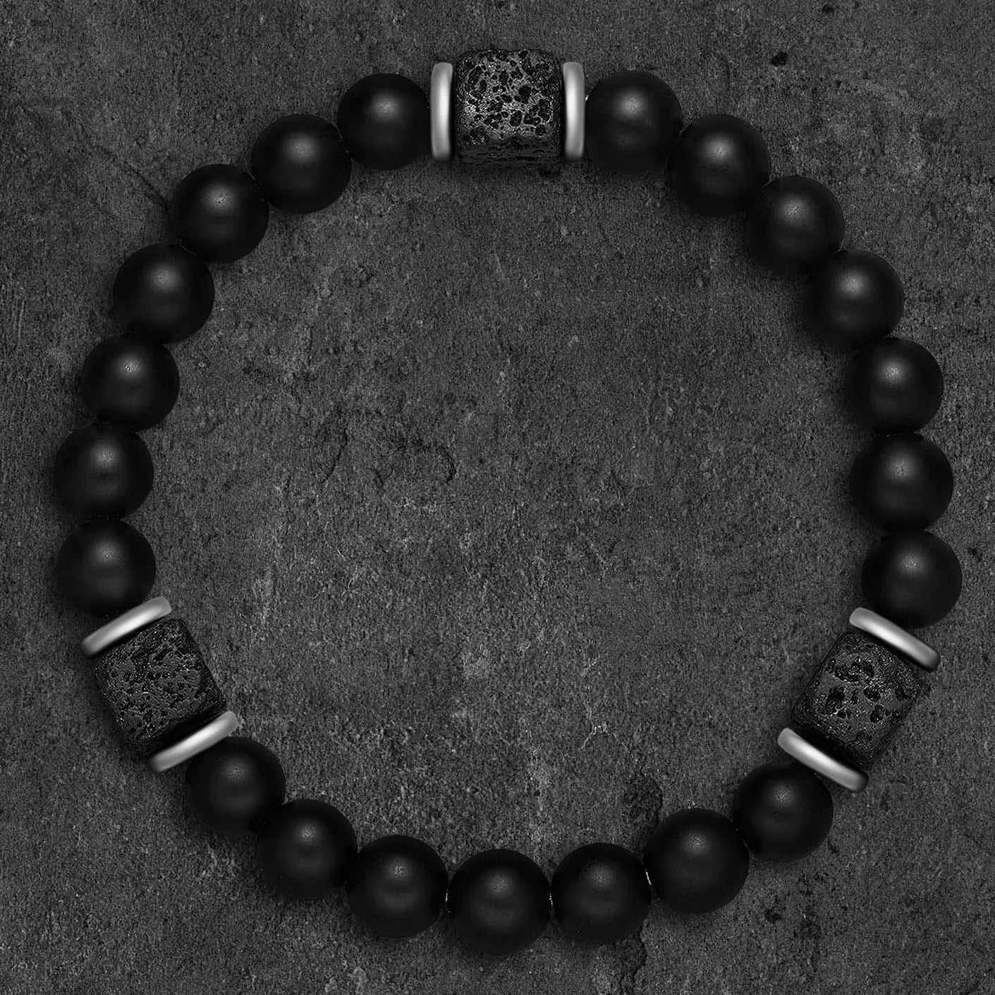 Magnetic Nature Stone Bead Unisex Bracelet