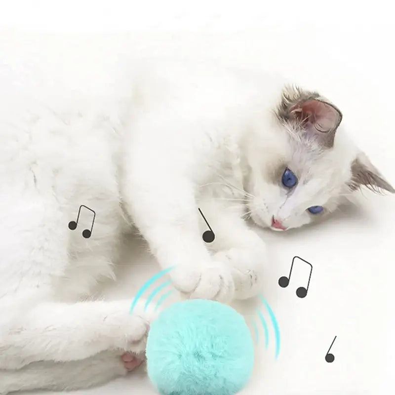 Interactive Ball Smart Cat Toys Plush