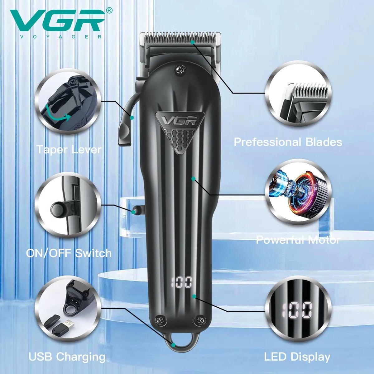 VGR V282 Cordless Rechargeable Hair Clipper - On Sale On