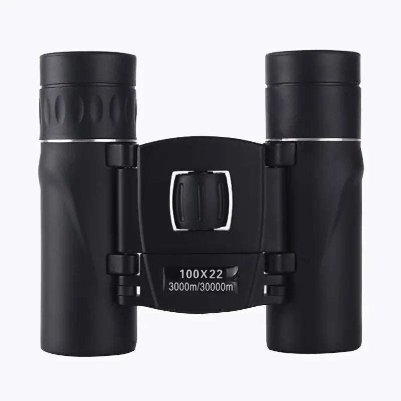 100x22 Mini Hd Binoculars 30000m Folding Bak4 Fmc Optics