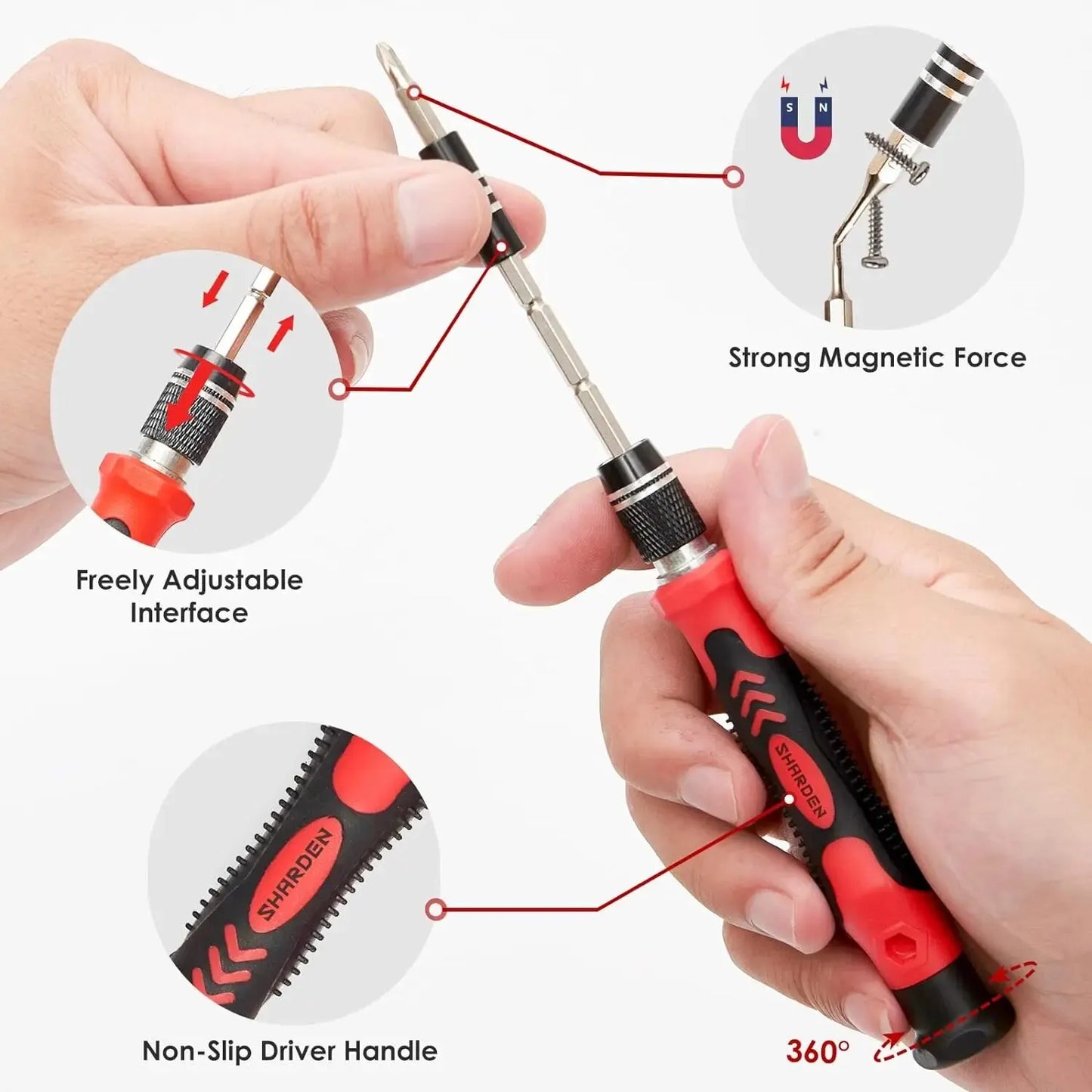 WOZOBUY 138 In1 Precision Screwdriver Set Magnetic