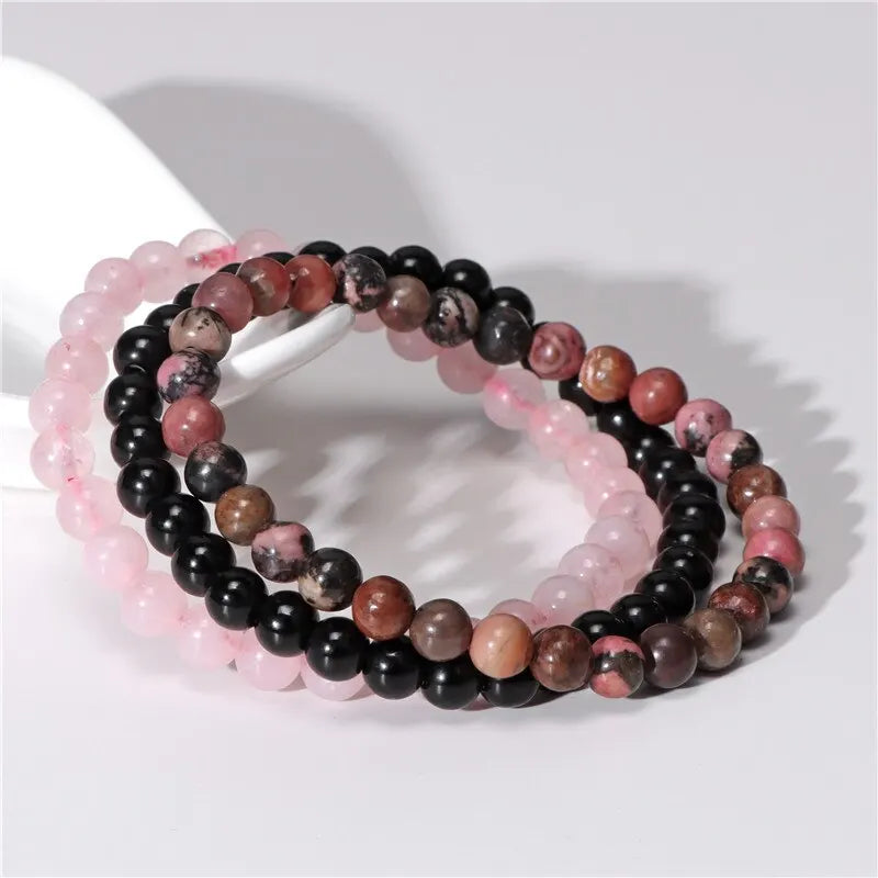 3pcs Natural Stone Unisex Bracelets