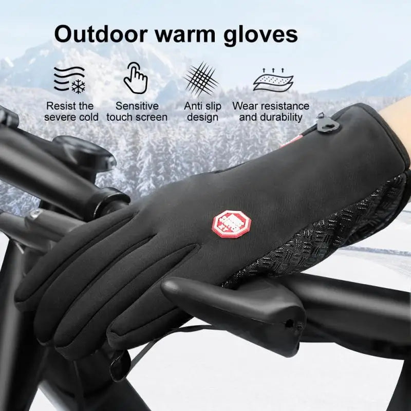 Winter Gloves For Men Waterproof Windproof  Gloves